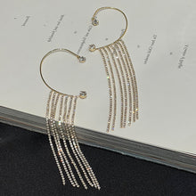 Load image into Gallery viewer, Stocking Gift : Fashionable And Simple Long Tassel Earrings
